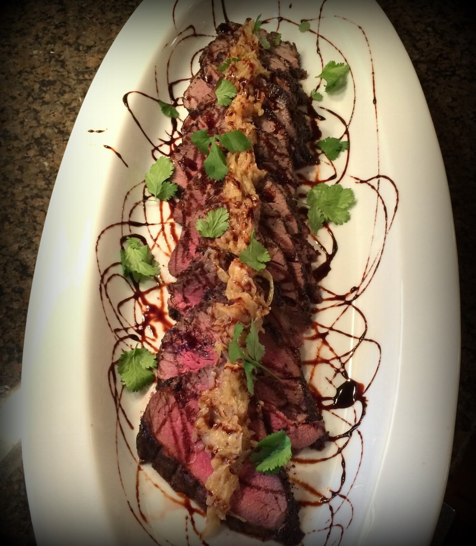 Cocoa Coffee Rubbed Flat Iron Steak